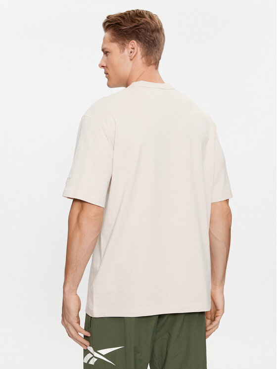 Reebok Reebok T-Shirt Sporting Goods IM1507 Béžová Regular Fit