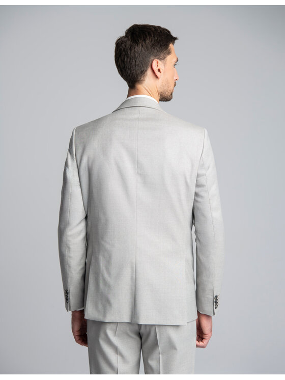 Borgio Borgio Marynarka Teano Szary Slim Fit