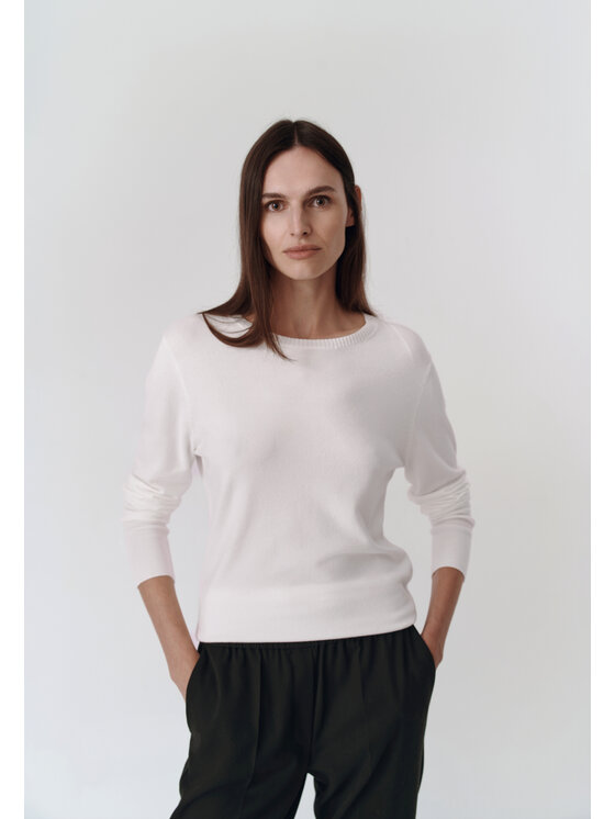 TATUUM TATUUM Sweter SKIMI Kremowy Classic Fit