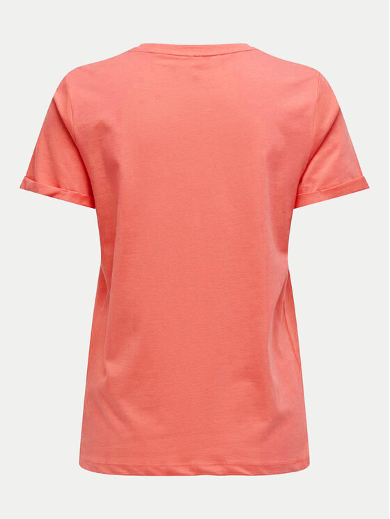ONLY ONLY Tričko Kita 15244714 Ružová Regular Fit
