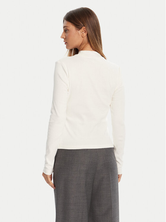 Tommy Hilfiger Tommy Hilfiger Blusa Cody WW0WW47307 Crema Slim Fit
