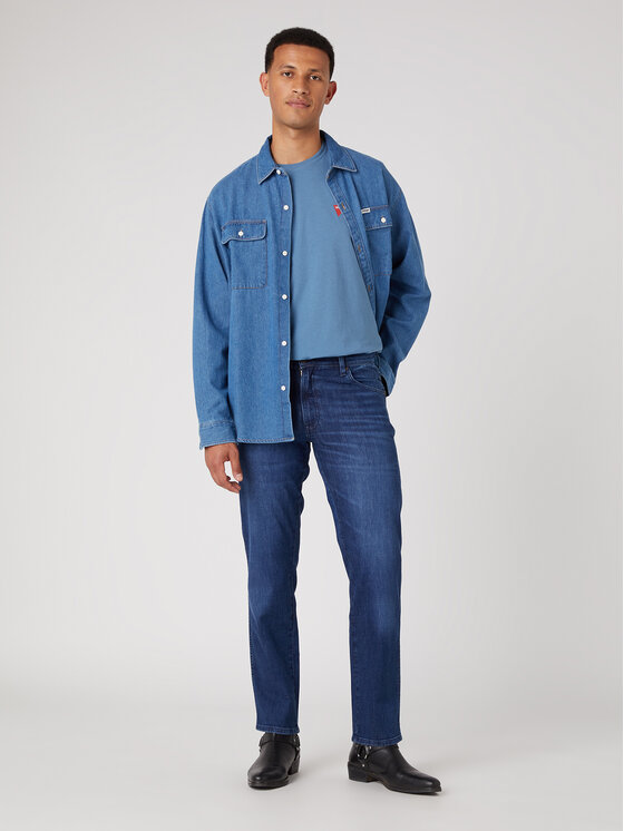 Wrangler Wrangler Jeansy Texas W12SYJZ99 112334232 Niebieski Slim Fit