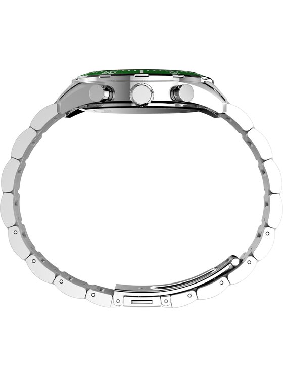Timex Timex Zegarek TW2Y62100 Srebrny