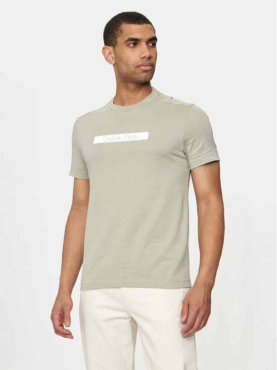 Calvin Klein Calvin Klein T-shirt Shadow Logo K10K113110 Beige Regular Fit