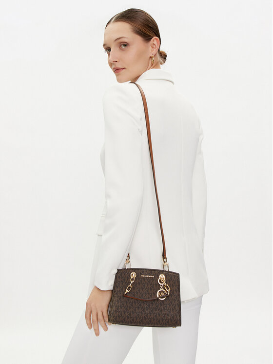 MICHAEL Michael Kors MICHAEL Michael Kors Kabelka Cynthia 32S4GCYC1B Hnědá