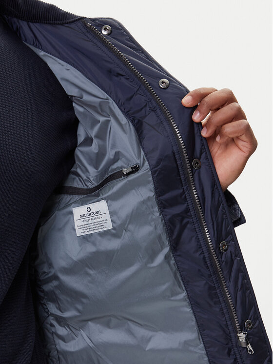 Milestone Milestone Pārejas jaka MSSantos 530400 60655 Tumši zils Regular Fit