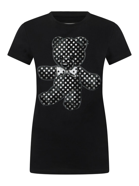 PHILIPP PLEIN PHILIPP PLEIN T-shirt 31063 Nero Skin Tight Fit