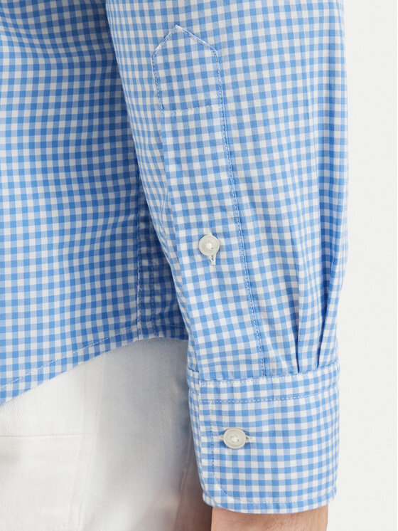 Tommy Hilfiger Tommy Hilfiger Košulja Poplin MW0MW43319 Plava Regular Fit