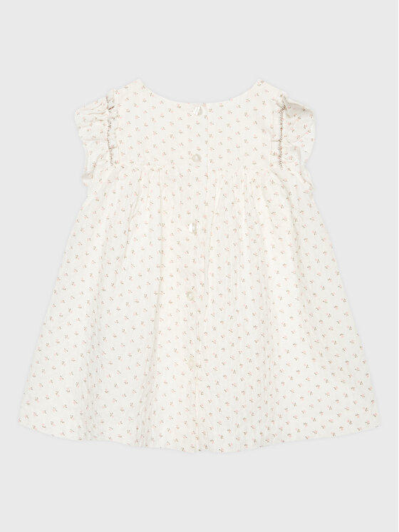 United Colors Of Benetton United Colors Of Benetton Sukienka letnia 4PWMAV009 Biały Regular Fit