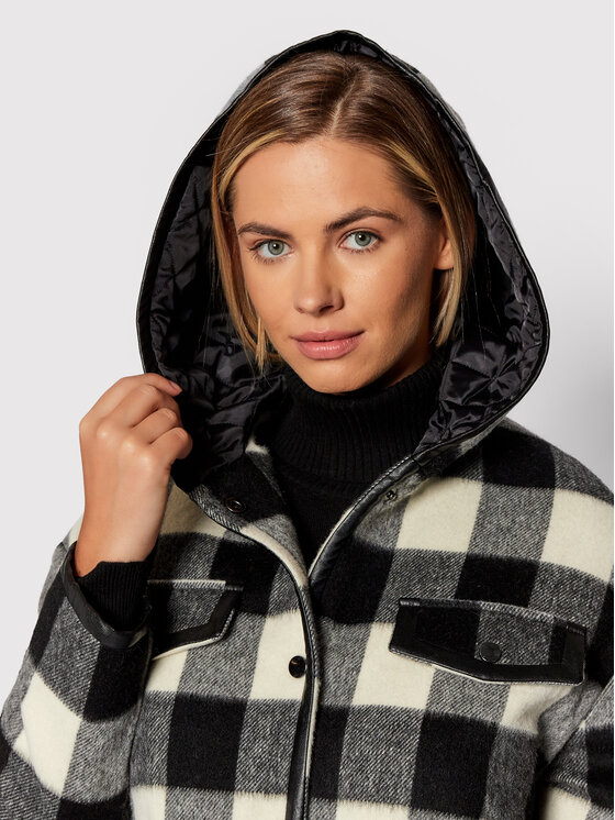 Cappotto di lana WF1396 T3015 Multicolore Regular