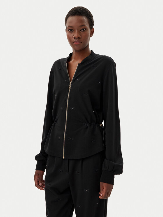 Liu Jo Sport Liu Jo Sport Pulóver TA5190 J5942 Fekete Regular Fit