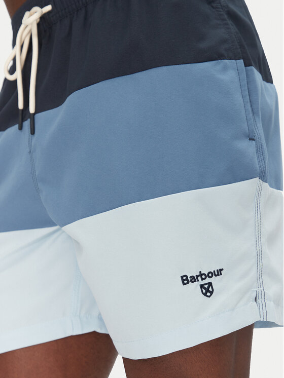 Barbour Barbour Bavlnené šortky Dale MSW0094NY91 Modrá Regular Fit