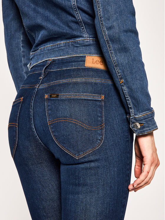 Lee Lee Džinsi Jodee L529MFOB 112112053 Tumši zils Super Skinny Fit