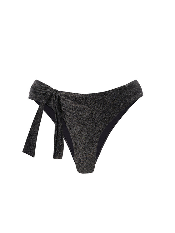 Miss Lou Miss Lou Bikini pezzo sotto D-LG3-CZ Nero
