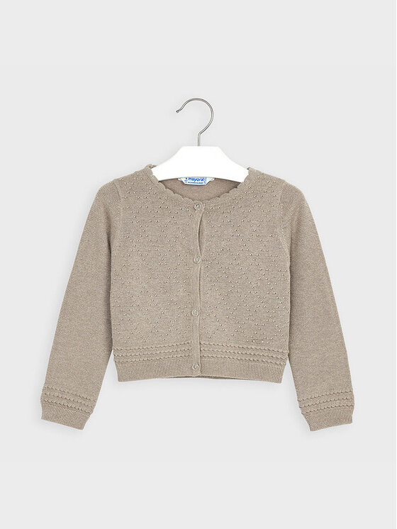 Cardigan 4349 Marrone Regular Fit