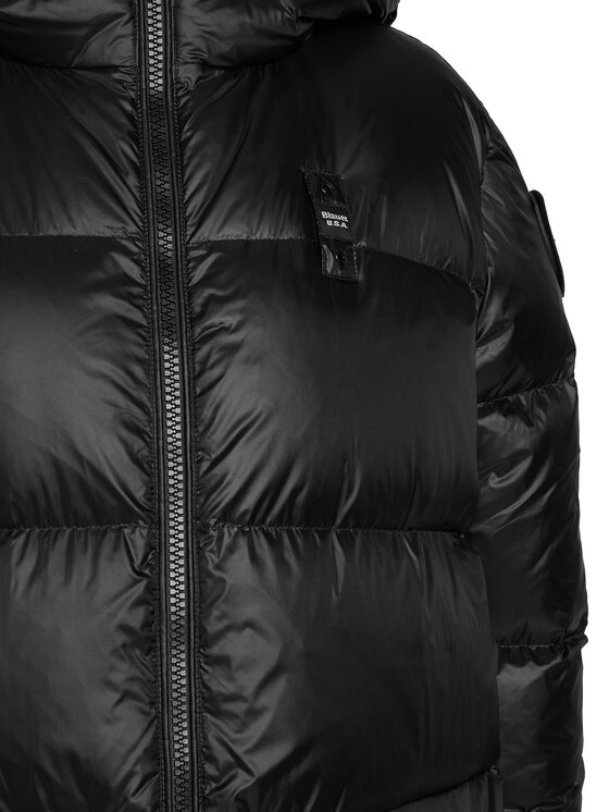 Blauer Blauer Pernata jakna 25WBLDK03161 Crna Regular Fit