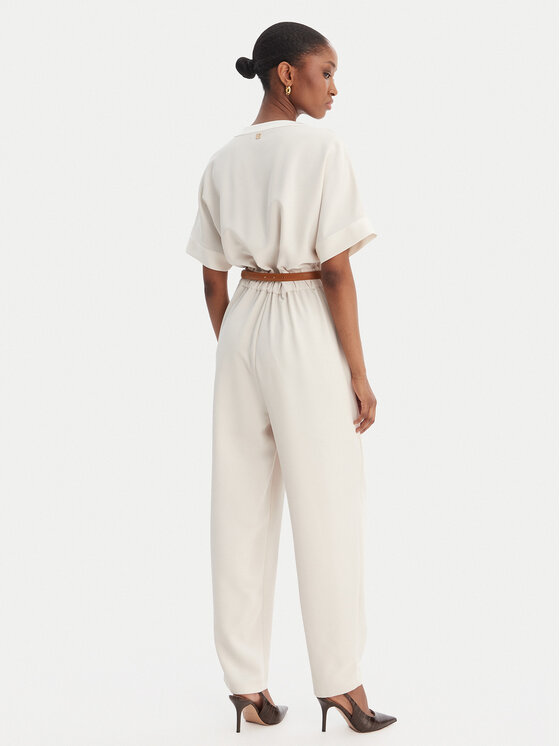 Fracomina Fracomina Jumpsuit FR25SO2004W47601 Beige Regular Fit