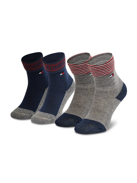 Set di 2 paia di calzini lunghi da bambini Tommy