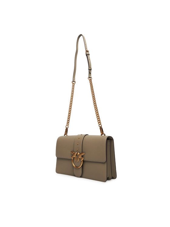 PINKO PINKO Handtasche Love One Classic ST.CL Al 25-26 PLTT 105857 A0F1 Grau