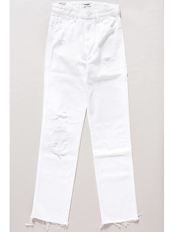 Wrangler Wrangler Jeans RETRO STRAIGHT Bianco Straight Fit