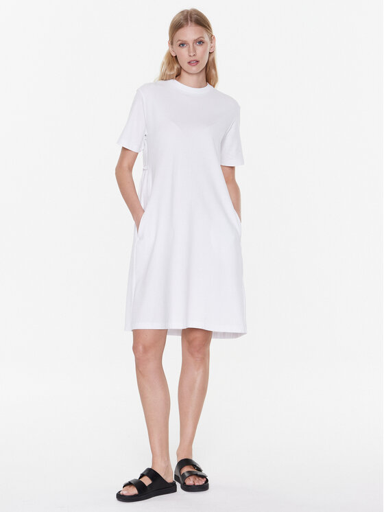 Max Mara Leisure Max Mara Leisure Повсякденна сукня Gaspare 23362109 Білий Regular Fit