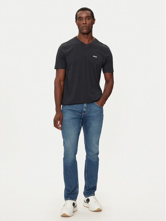 BOSS Boss Tričko Tee V 50506347 Tmavomodrá Regular Fit