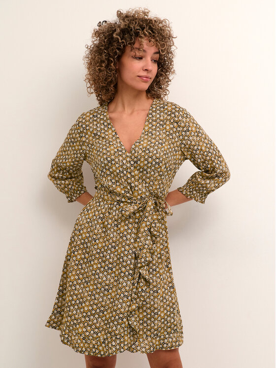 Cream Cream Повсякденна сукня Crtiah Wrap 10611681 Кольоровий Feminine Fit