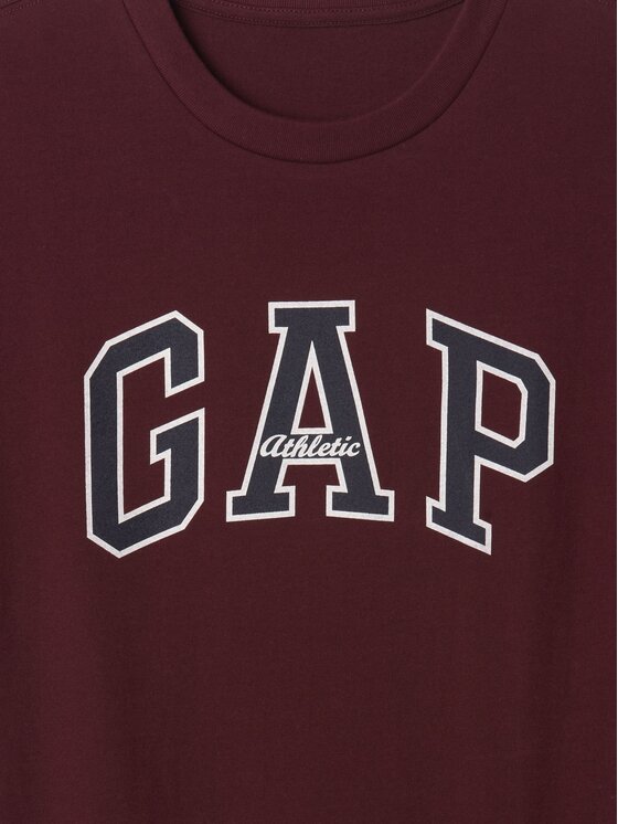 Gap Gap T-Shirt 797924-05 Czerwony Regular Fit