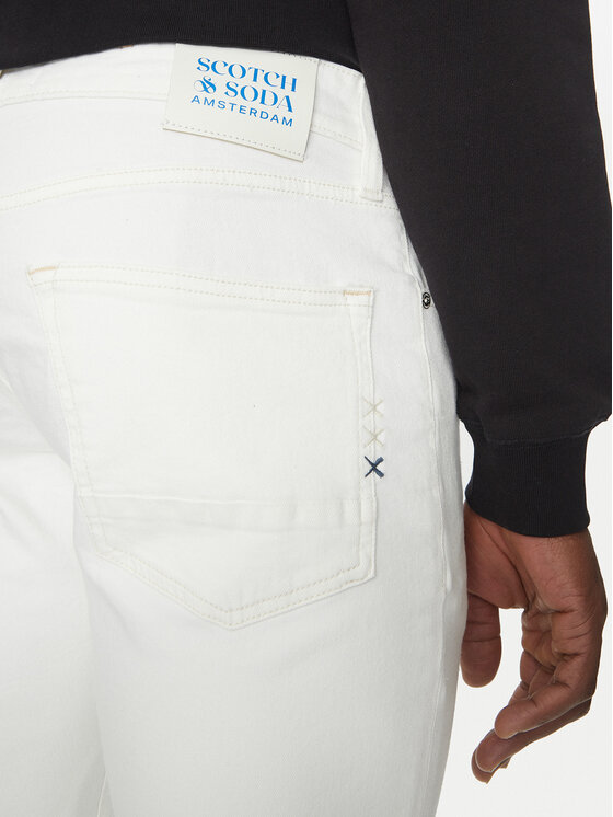Scotch & Soda Scotch & Soda Jeansy 178933 Biały Slim Fit