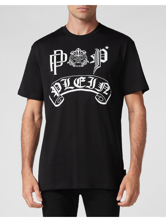 PHILIPP PLEIN PHILIPP PLEIN T-Shirt 3787 Czarny Regular Fit