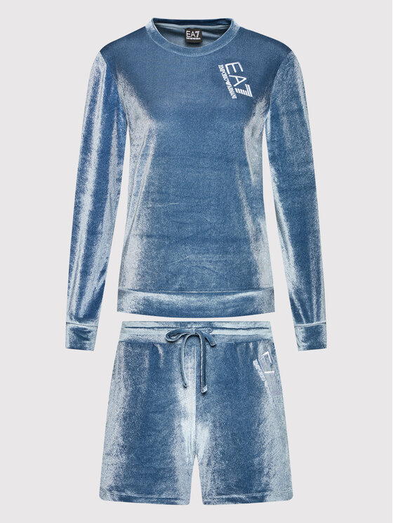 EA7 Emporio Armani Completo tuta 3LTV65 TJDWZ 1537 Blu Regular Fit •  Modivo.it