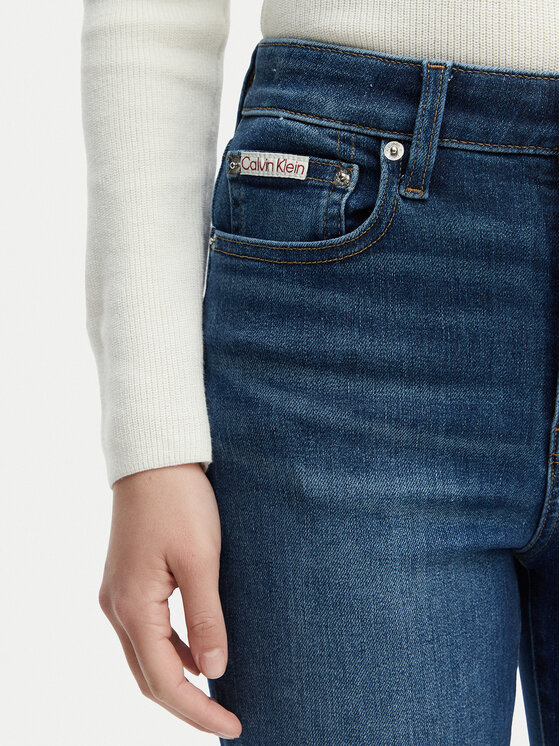 Calvin Klein Jeans Calvin Klein Jeans Jeans hlače LV047G917G Modra Flare Fit