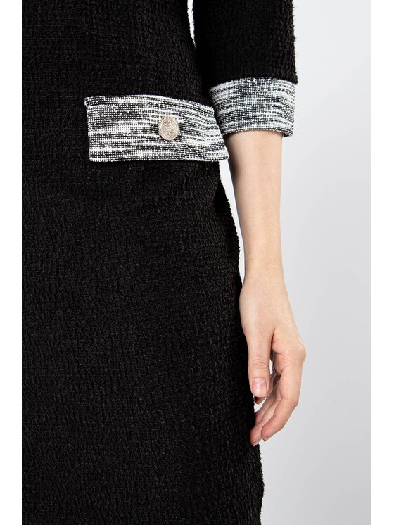 QUIOSQUE QUIOSQUE Sukienka codzienna COCOCHA DRESS Czarny Regular Fit