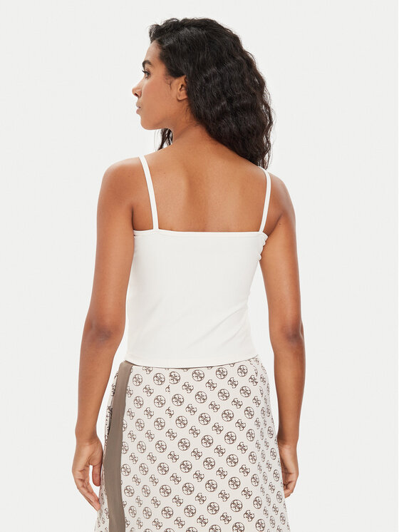Guess Guess Top Marika V4YP11 KCD02 Beżowy Slim Fit