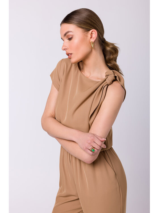 Stylove Stylove Jumpsuit S345 Beige Regular Fit