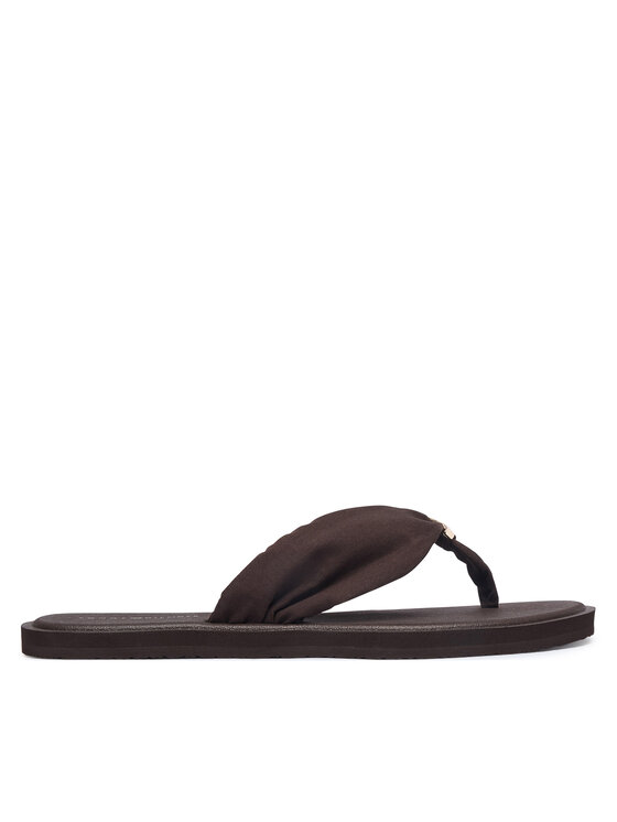 Tommy Hilfiger Tommy Hilfiger Čības uz pirksta Th Scandi Soft Summer Sandal FW0FW09421 Brūns