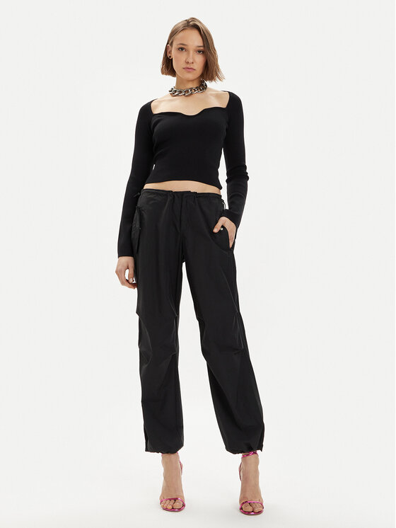 Gina Tricot Gina Tricot Μπλουζάκι 20657 Μαύρο Slim Fit