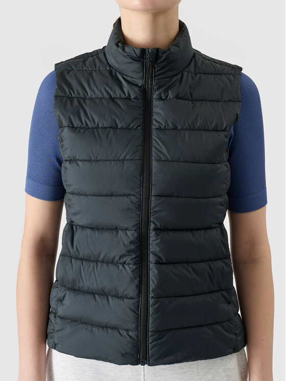 4F 4F Kamizelka BASIC+ Czarny Slim Fit