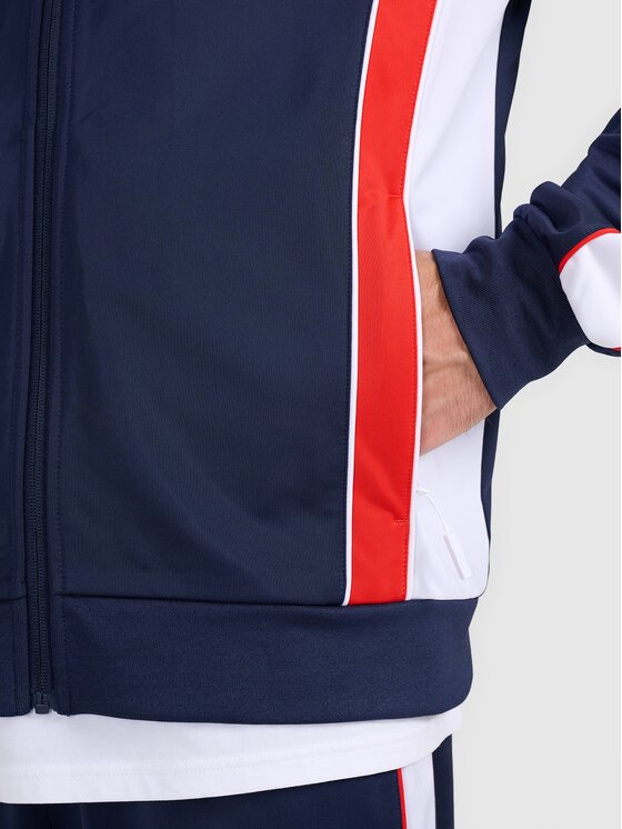 4F 4F Mikina 4FRAW25TSWSM2459-31S Tmavomodrá Regular Fit