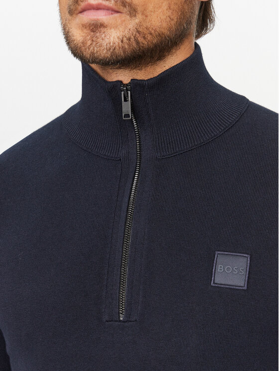 BOSS Boss Maglione Kanobix 50494387 Blu scuro Regular Fit