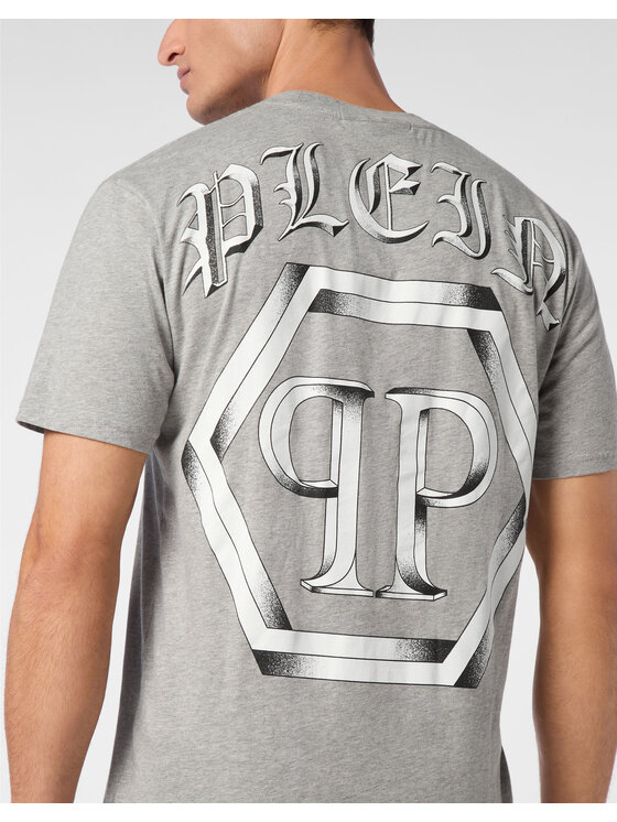PHILIPP PLEIN PHILIPP PLEIN T-Shirt 24619 Beżowy Regular Fit