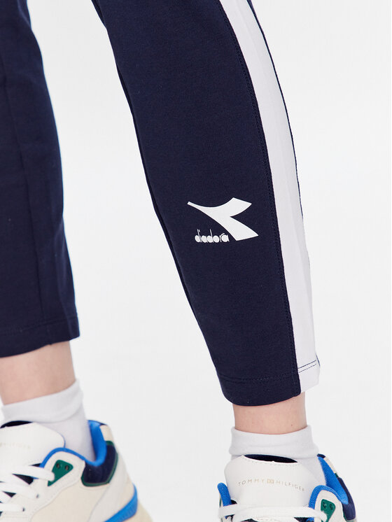 Diadora Diadora Legginsy Tweener 102.179326 Granatowy Slim Fit