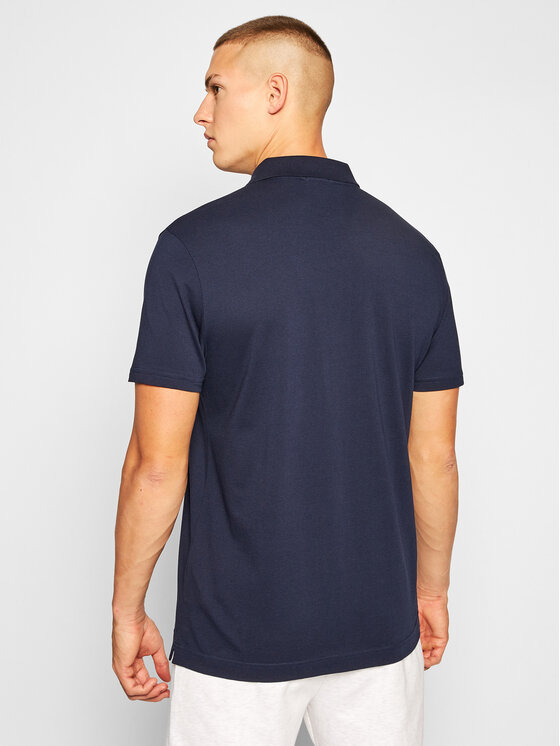 Lacoste Lacoste Тениска с яка и копчета YH4801 Тъмносин Slim Fit