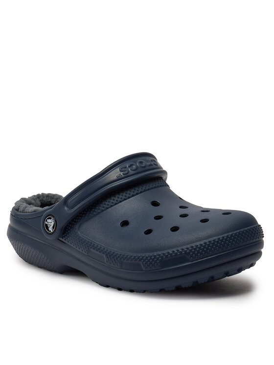 Crocs Crocs Papucs Classic Lined Clog 203591 Sötétkék
