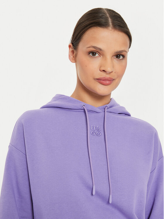 HUGO Hugo Felpa Delfinia 50522423 Viola Regular Fit