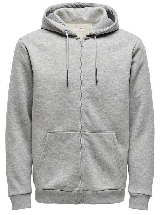 Only & Sons Only & Sons Суитшърт Ceres 22018684 Сив Regular Fit