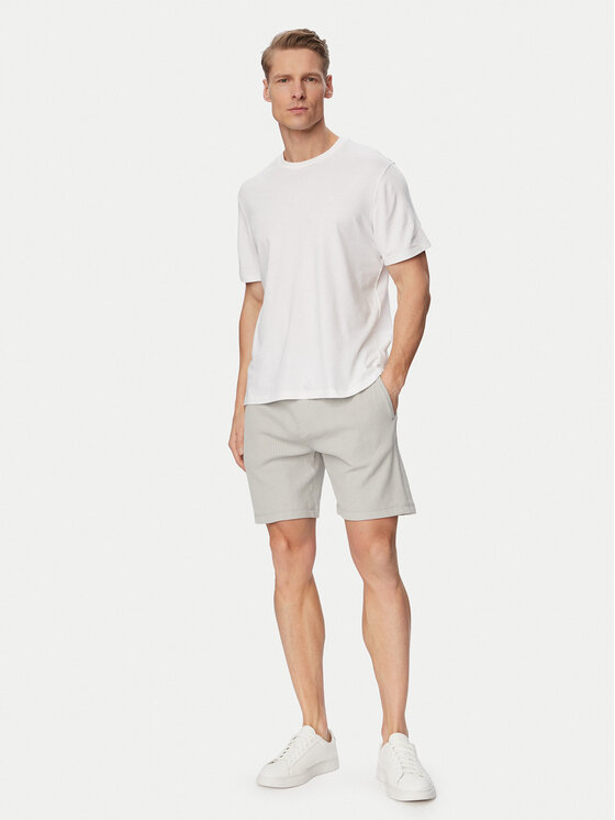 BOSS BOSS Szorty sportowe Structure 50540581 Szary Regular Fit