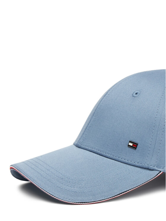 Tommy Hilfiger Tommy Hilfiger Șapcă Th Corporate Cotton 6 Panel AM0AM12035 Albastru celest