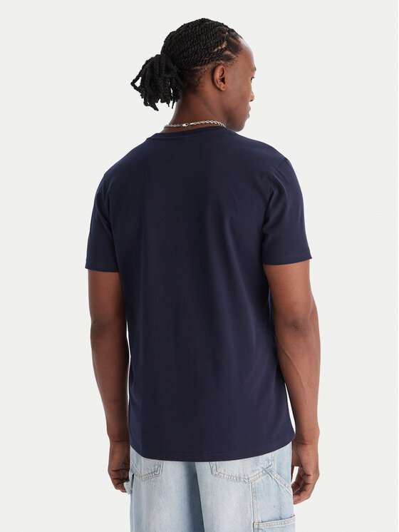 Kappa Kappa Tricou Authentic Nuria 341V2UW Bleumarin Regular Fit