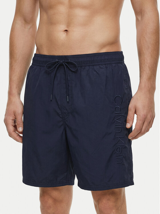 Calvin Klein Swimwear Calvin Klein Swimwear Kopalne hlače LV00N61029 Mornarsko modra Regular Fit